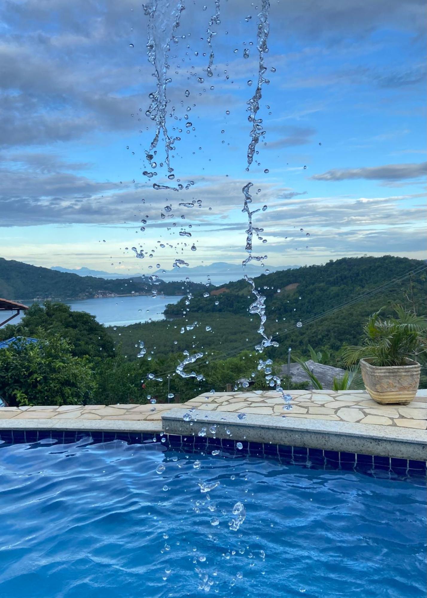 Casa Em Paraty, Piscina Com Vista Para O Mar Exterior foto