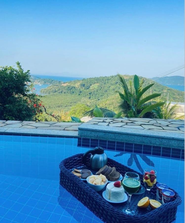 Casa Em Paraty, Piscina Com Vista Para O Mar Exterior foto
